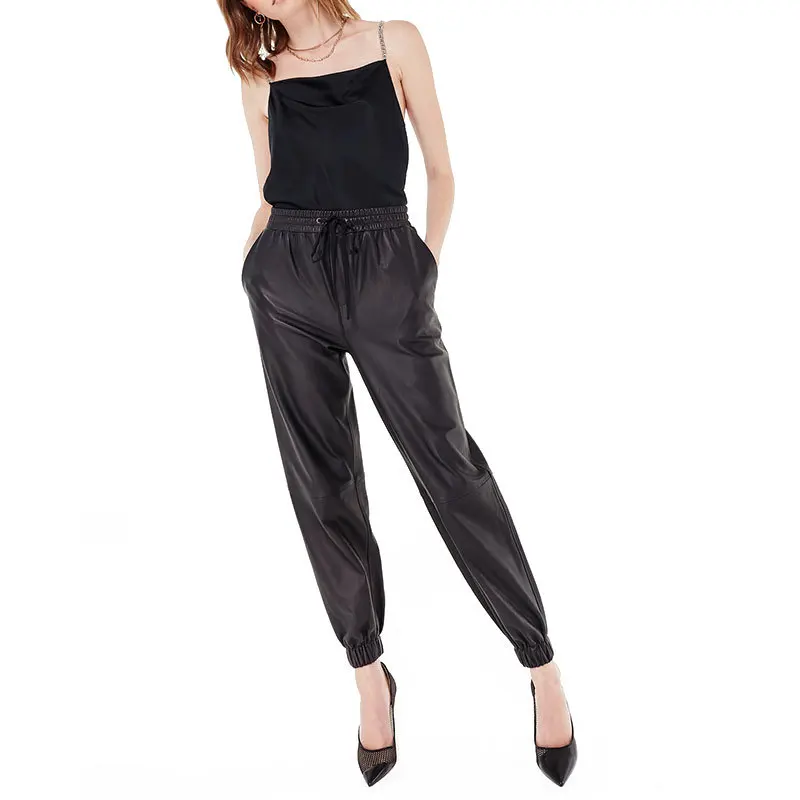 

The new solid color OL commuter loose condole belt unlined upper garment to Europe and the United States backless iron chain