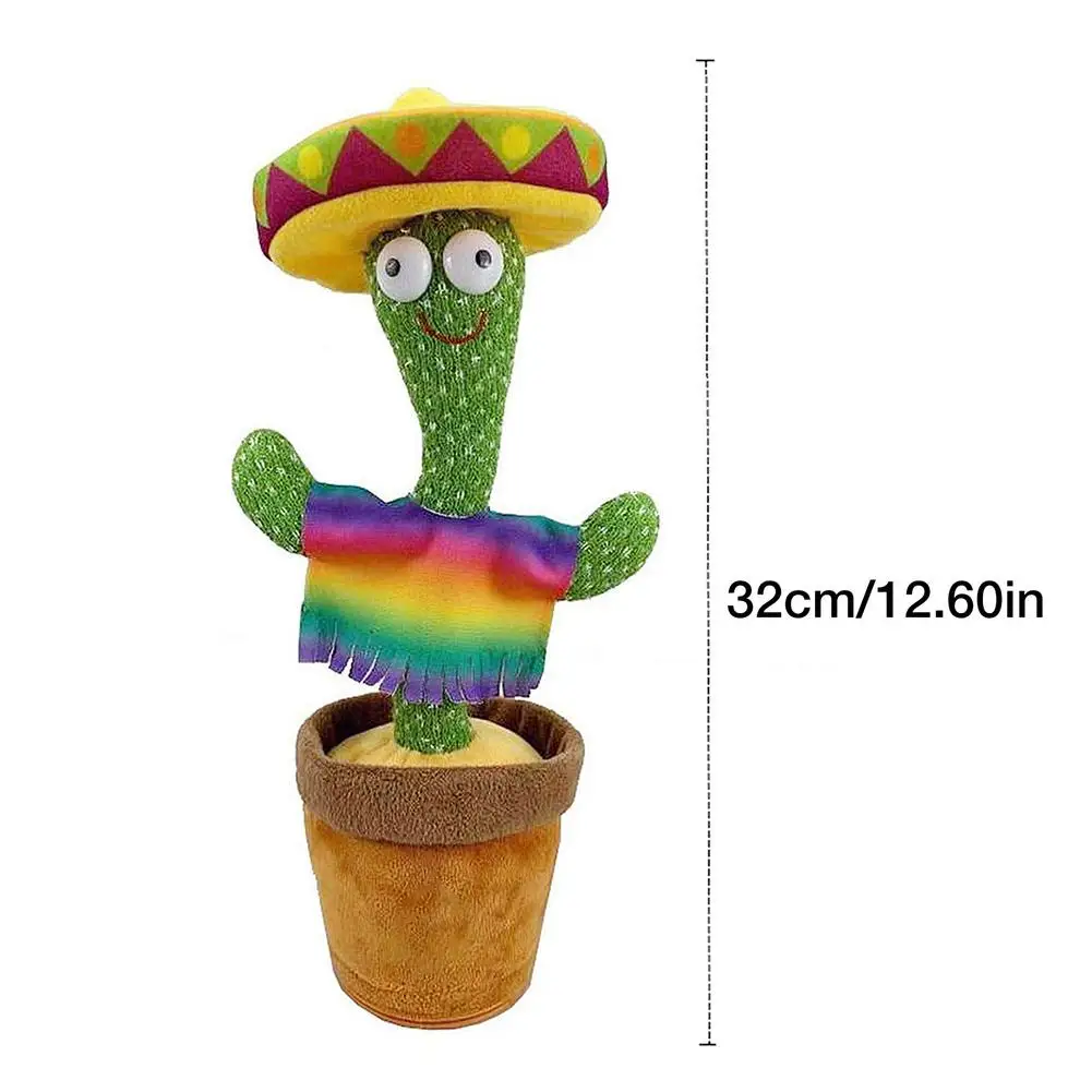 

Dancing Cactus Plush Toy Dancing Decorative Stuffed Plant Toy Can Dance Sing Move And Rotate For Hosting Parties Early Education