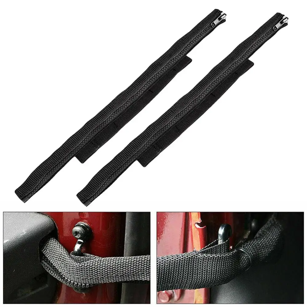 OLOMM 2 шт. черные ограничивающие двери ремни провода защита жгут для Jeep Wrangler JK 2007 17