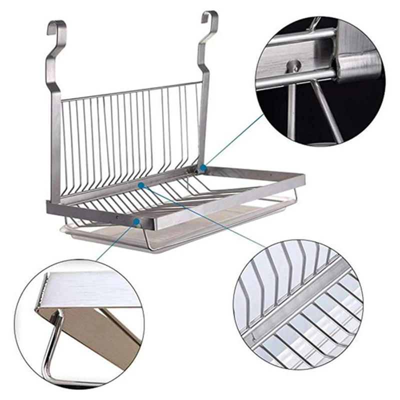 Сушилка для посуды складное блюдо сушилка с поддон подвешивания фильтрующая
