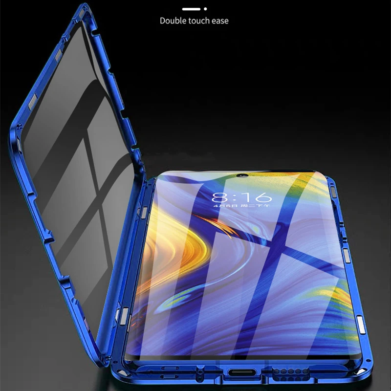 360 Полный Магнитный чехол для samsung Galaxy Note 10 Plus Pro Корпус защитный двухсторонний закаленное стекло Чехол samsung Note10 Pro