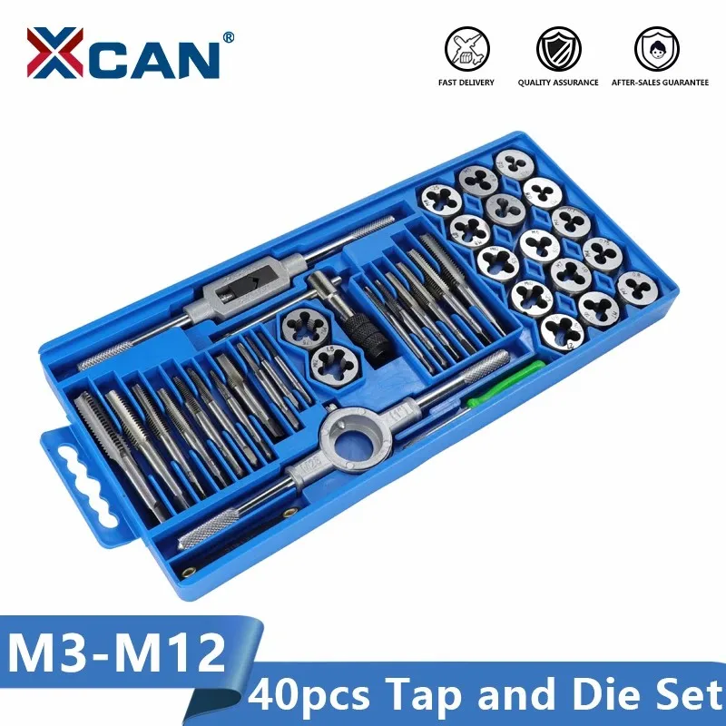 Набор пресс форм XCAN 40 шт. метрический резьбовой винт гаечный ключ ручные