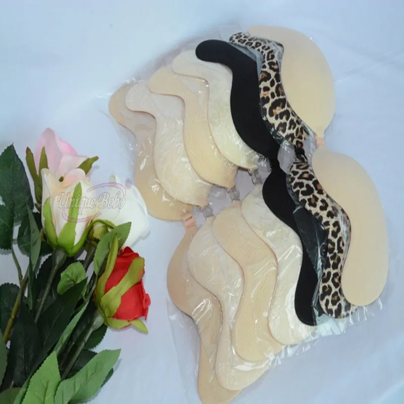 Free shipping Sexy Push Up Bra Front Closure Self Adhesive Strapless Bra Wedding Dress Invisible Bra