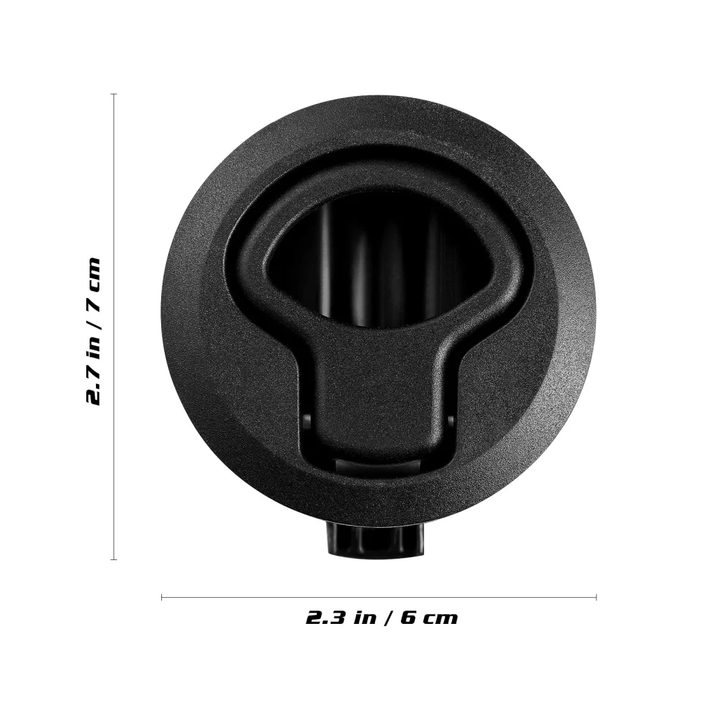 

WINOMO Locking Flush UV Stabilized Flush Marine Withstand Harsh Marine Conditions (Black)