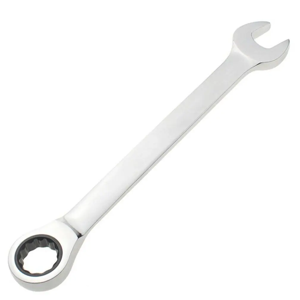 

6-24Mm Mirror Ratchet Combination Wrench Dual-Purpose Ratchet Wrench 72-Tooth Auto Repair Wrench Metal