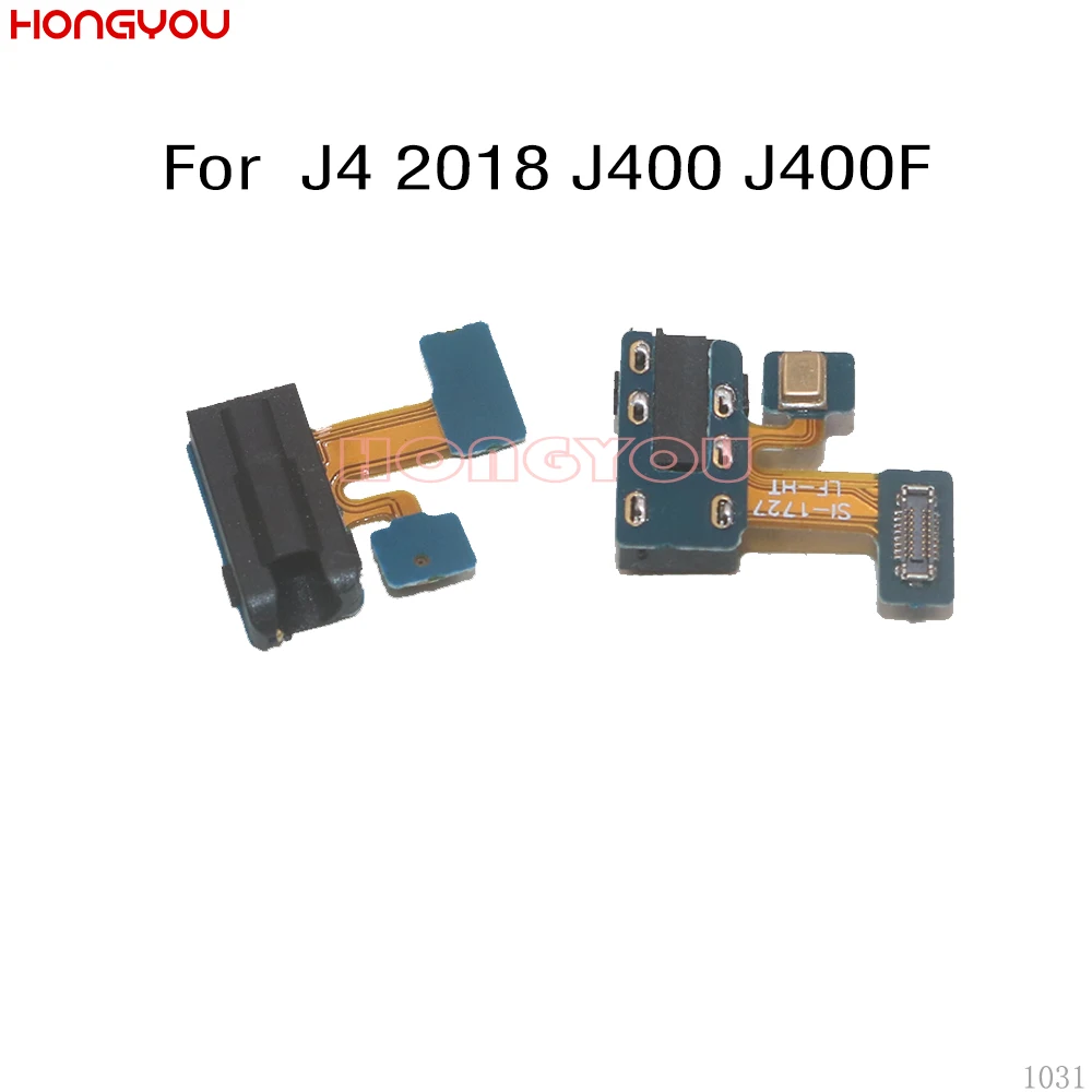 30 шт./лот для Samsung Galaxy J4 2018 J400 J400F разъем наушников аудио шлейф с микрофоном|Шлейфы