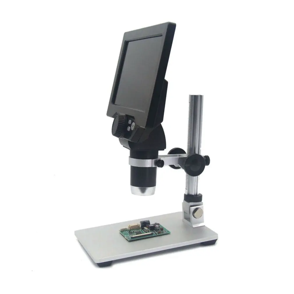 

12MP 7 Inch Screen Digital Microscope High Definition Digital Microscope 1-1200x Continuous Zoom Magnifier