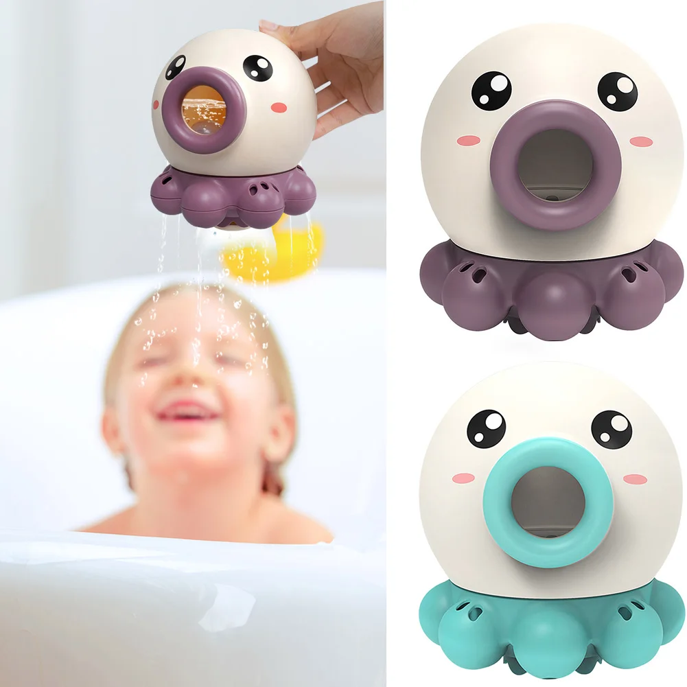 Детские Игрушки для ванны милые Мультяшные вращающиеся игрушки осьминоги с