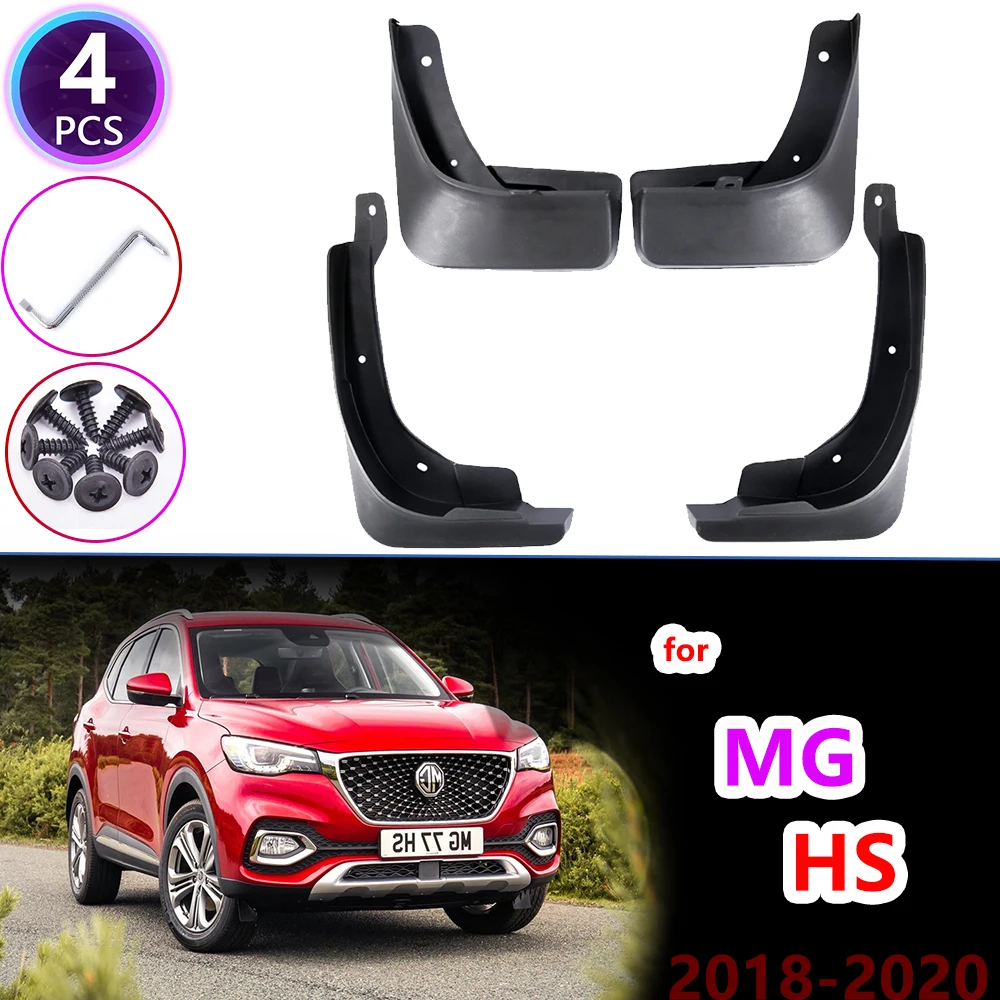 

4 PCS Front Rear Car Mudflaps for MG HS MGHS AS23 2018 2019 2020 Fender Mud Guard Flaps Splash Flap Mudguards Auto Accessories