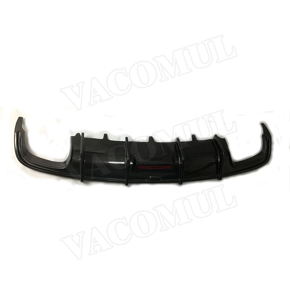 Car Carbon fiber Rear Lip Diffuser Spoiler For Audi A7 S7 Sport 2016-2018 K Style FRP Bumper Protector | Автомобили и мотоциклы