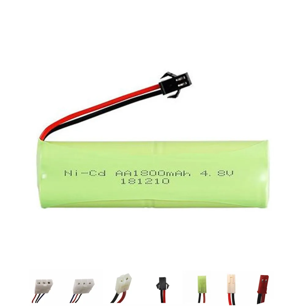 Аккумулятор NICD 4 8 В 1800 мА/ч для игрушечных автомобилей лодок пистолетов танков