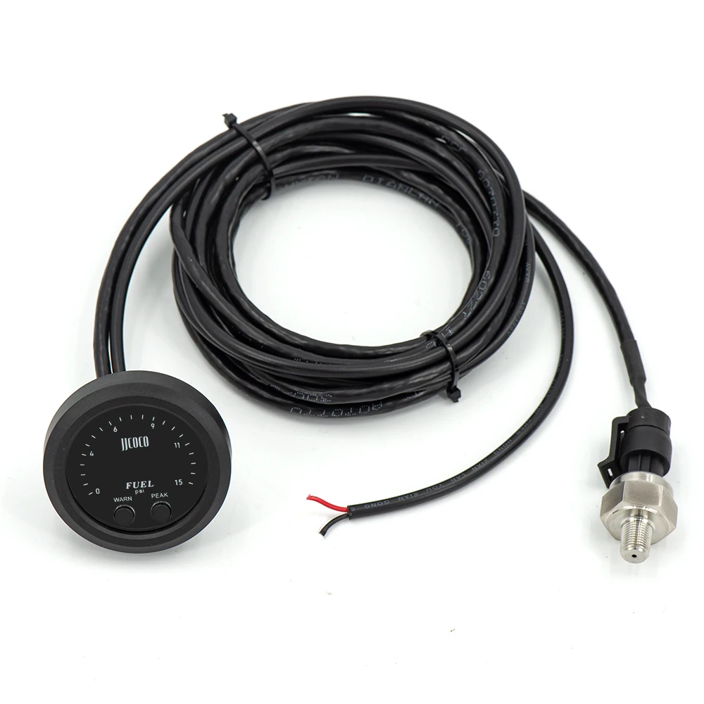 Universal 2inch / 52mm Electronic Fuel Pressure Gauge With 1