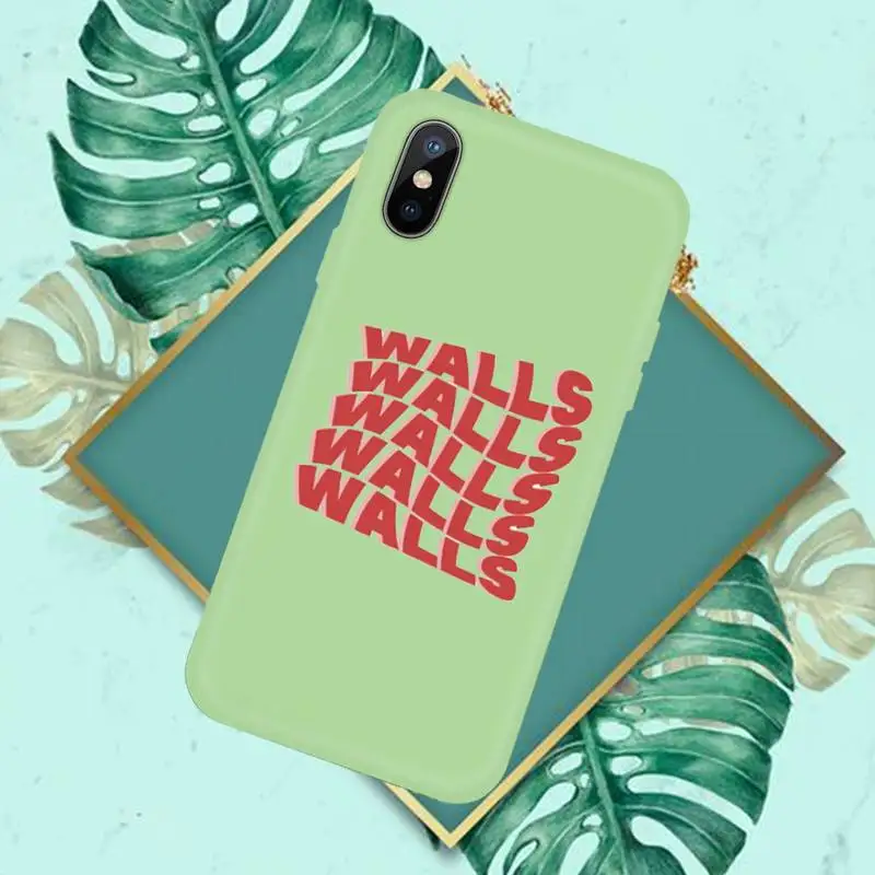 

Louis Tomlinson One Direction Phone Case Green Candy Color for iPhone 11 12 mini pro XS MAX 8 7 6 6S Plus X SE 2020 XR