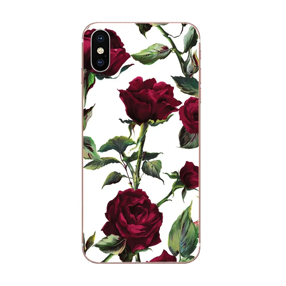 Белый мрамор и цветы для Xiao mi 3 4 4C 4i 5 5s 5X6 6X8 SE Pro Lite A1 Max x 2 Note TPU мобильный корпус |