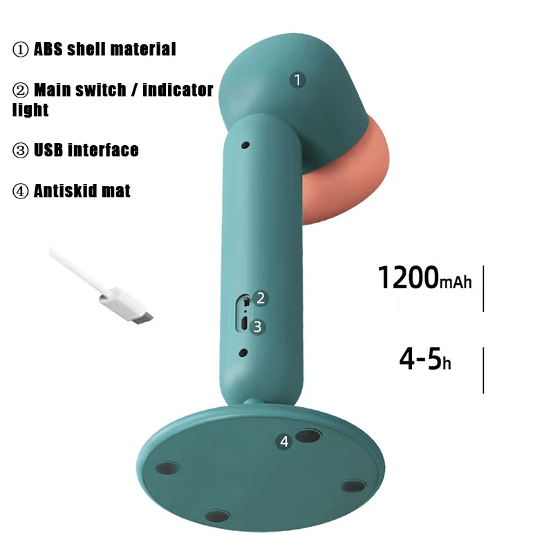 

LED Desk Lamp Desk Light Lamp Touch Control Dimming Light Flexible USB Rechargeable Eye-Caring Study Table Lamp Adjustab can CSV