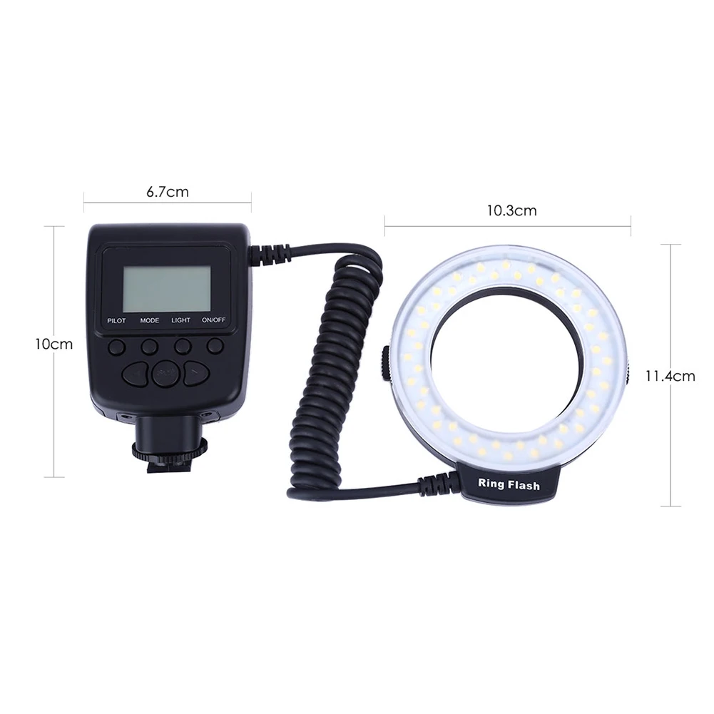 Портативный круговой флеш светильник для наполнения лампа цифровых одиночных