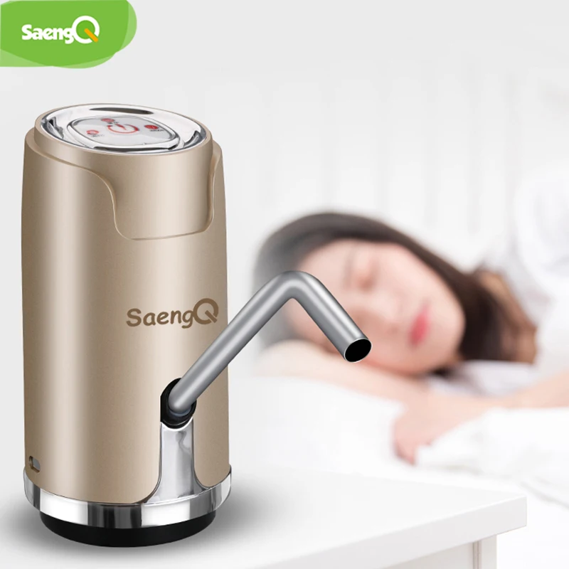 Электрический дозатор воды saengQ портативная бутылка для питьевой умный