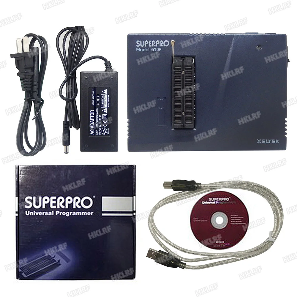XELTEK SuperPro 610P программист + 28 адаптеров и кабель EDID USB универсальный микросхема