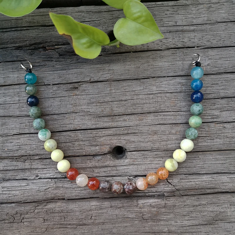 Этнические Каменные Бусы синий оникс Амазонит керамические бусины уникальные