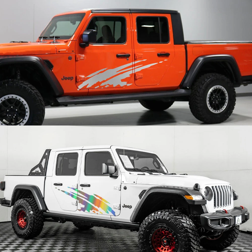 Дверные боковые наклейки для Jeep Gladiator JT декор пикапа графика грузовика стиль