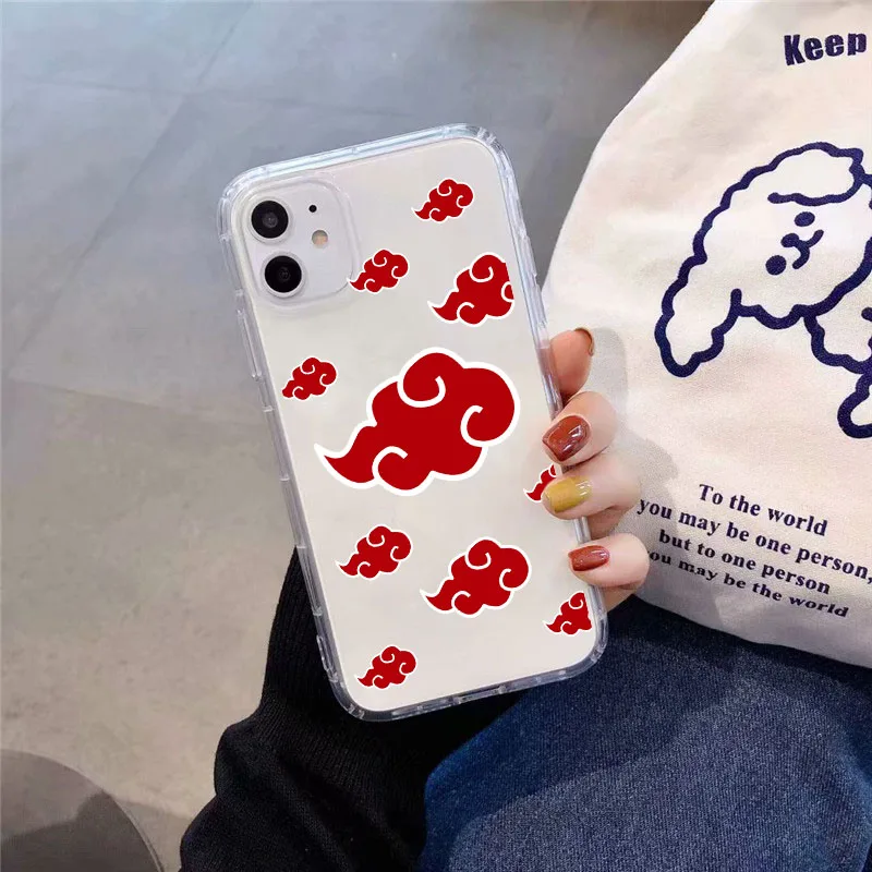 

Cute Japan Anime Naruto Sasuke Phone Case For iPhone 11 Pro 12 XR X XS MAX SE20 7 8 6 Plus Clear Soft Silicone Cover Fundas