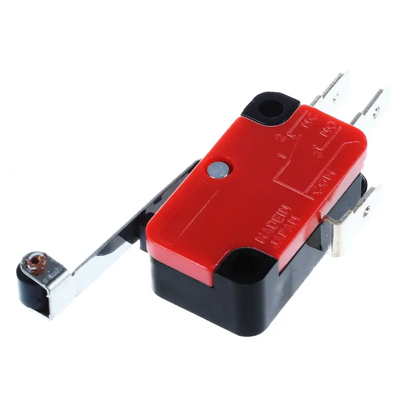 Новый мини концевой Переключатель длинный роликовый рычаг с петлей Arm SPDT