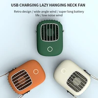 lazy hanging neck fan portable usb charging mini handheld desktop small fan outdoor sports camping cooler low noise electric fan