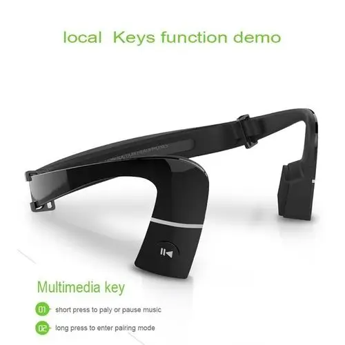Bluetooth-стереогарнитура с костной проводимостью спортивные наушники микрофоном и