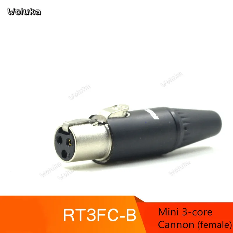 10 шт./лот XLR 3 жильные штепсельные Разъемы штепсельная вилка крошечной пушки