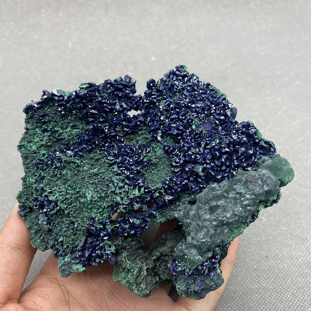 

Natural azurite mineral cristal espÃ©cime da provÃ­ncia de anhui, china