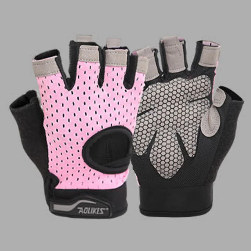

Men Women Weightlifting Gloves Gym Half Finger Sports Fitness Gloves Anti-slip Resistance Exercise Training Wrist Gloves