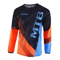 2022 long sleeve men mtb jersey quick dry sport enduro motocross jersey bmx bicycle tops mountain bike shirts uniform