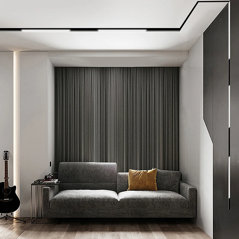 Светодиодный магнитный Трековый светильник умная направляющая с регулируемой