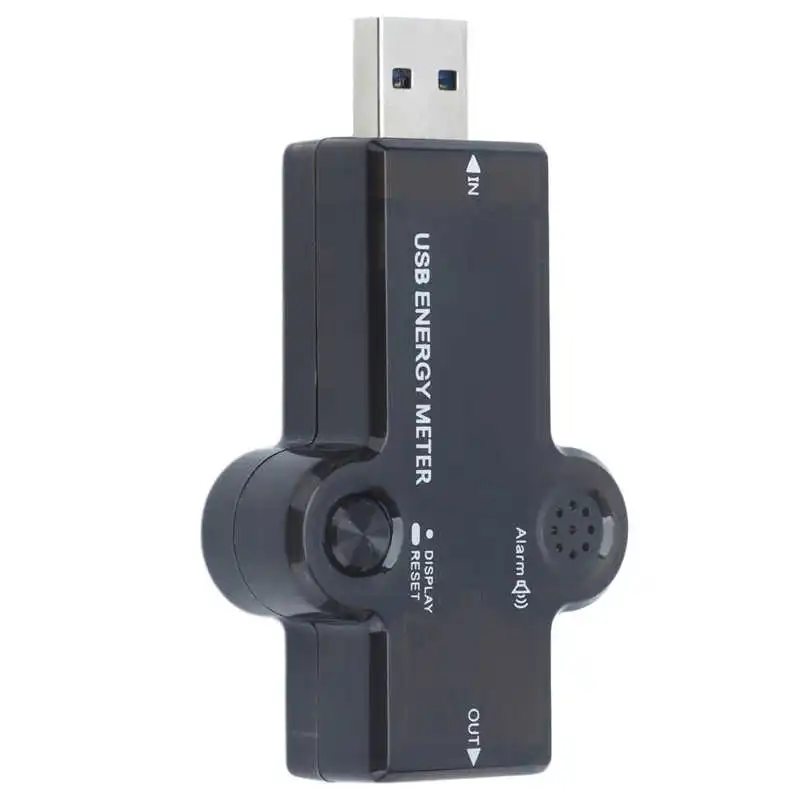 Тестер USB C 8192 пикселей ЖК-дисплей True Color прочный ABS измеритель мощности монитор