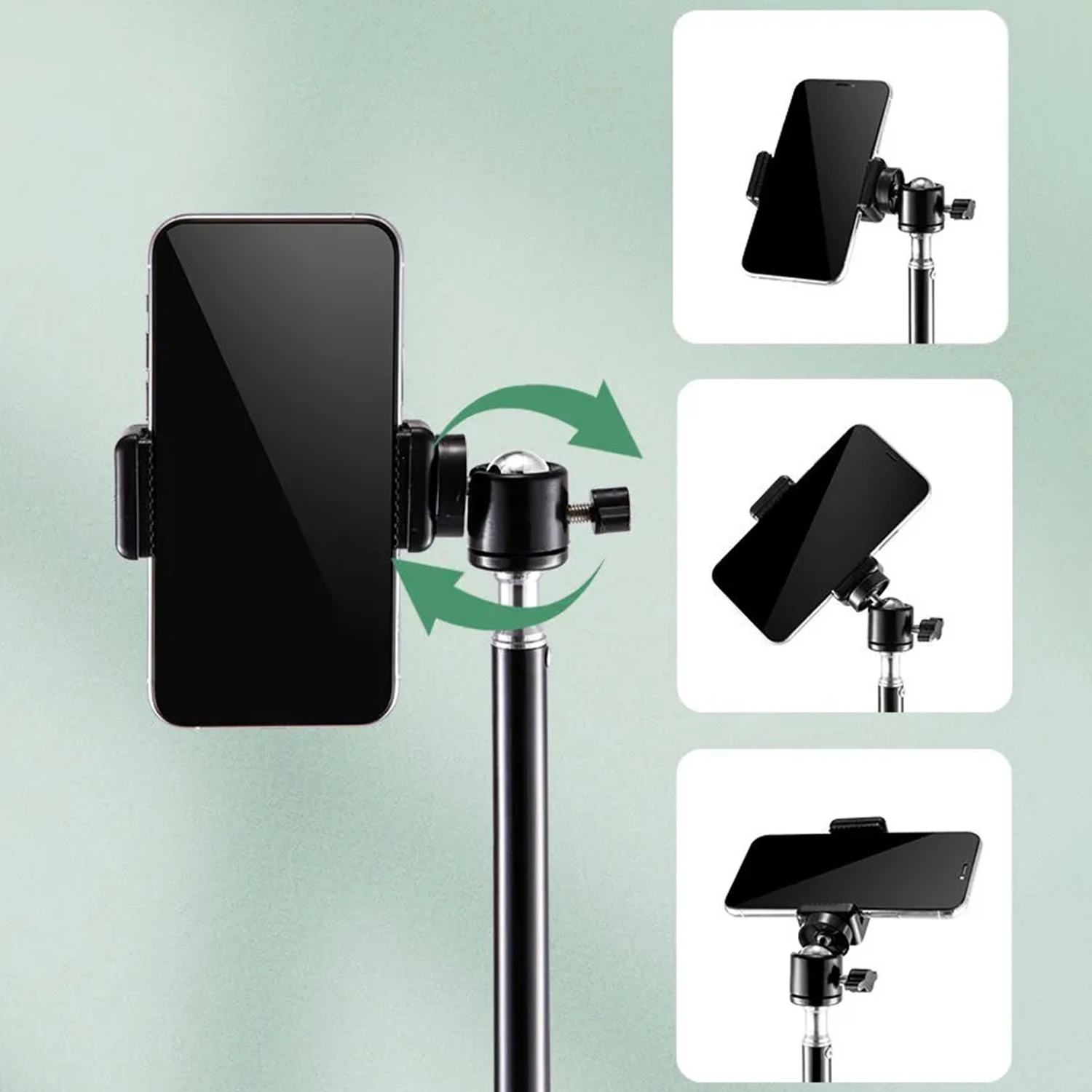 photography tripod mobile phone camera selfie bracket for youtube video live broadcast metal stand retractable folding support free global shipping