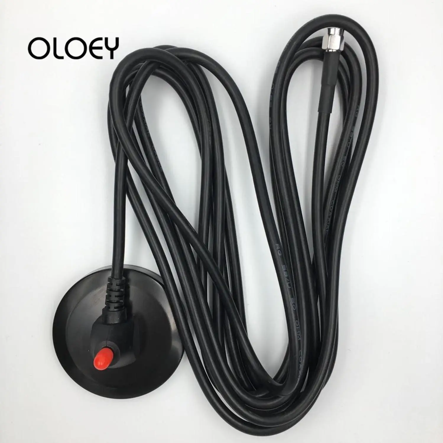 Антенна с присоской большая медная присоска разъем 3 м усиление: 28 дБ