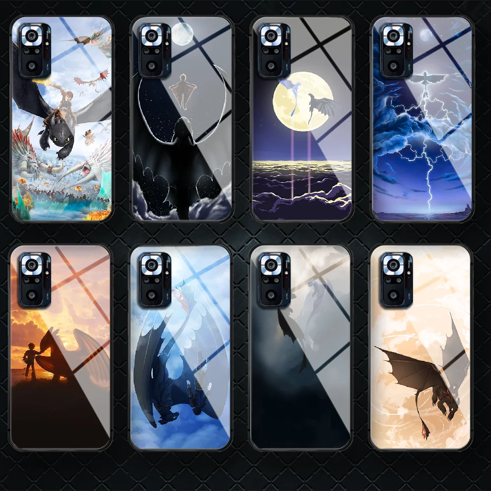 

Master Of Dragon Training Tempered Glass Phone Case Cover For Xiaomi Redmi Note 7 8 9 10 A C T S Pro K 30 40 Bumper Luxury Soft