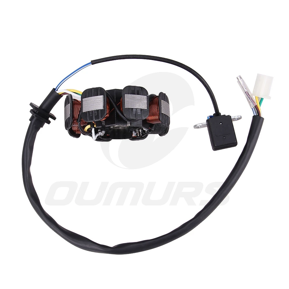 OUMURS мотоцикл GY6 150cc 8 полюс катушки Статор для скутера зарядки Системы подходит 50 70