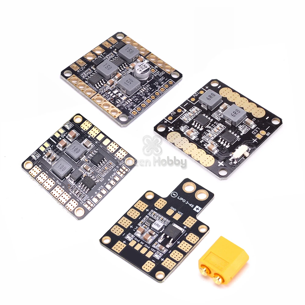 Плата распределения мощности с выходом BEC 5 В/12 В для CC3D Naze32 F3 Omnibus Flight Controller FPV RC 210