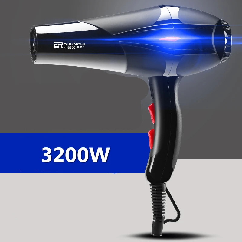 

Electric Hair Dryers Blue Anion Drying Machine 100% Brand New And High Quality Not Hair Injury Blow Dryer Hair Blower 35