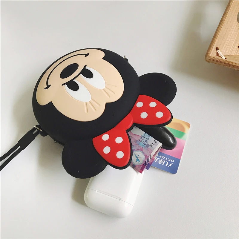 Аниме маленький кошелек мультфильм силикагель мини кошельки монеты мешок Деньги Кошелек карты ключ сумки монета хранение наушников коробка подарки для детей