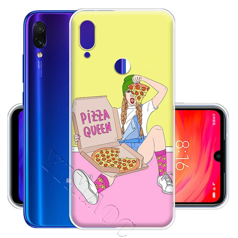 Чехол для телефона YIMAOC с изображением пиццы Xiaomi Redmi Note 8 8A 7 6 5 5A Pro 4X 4A Prime Plus |