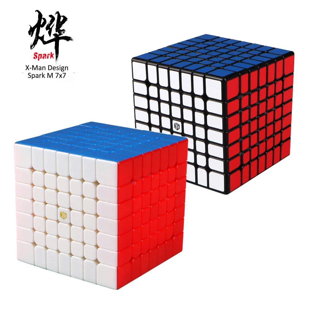 QiYi Магнитный 7x7x7 скоростной MoFangGe Spark 7x7 м для соревнований наклейка s Наклейка