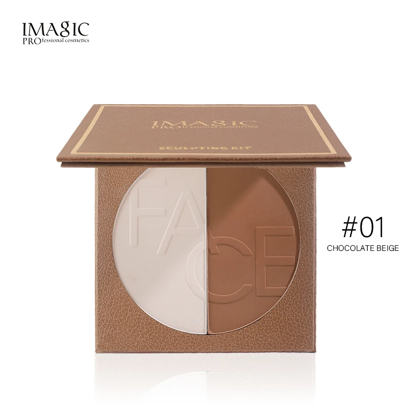 2 цвета пудра контур лица хайлайтер тени для глаз бронзер палитра консилер носа