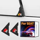 2 шт., ПВХ наклейки на углы автомобильных дверей, против царапин