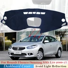 Крышка приборной панели, защитная накладка для Renault Fluence 2009  2017, Samsung SM3, автомобильные аксессуары, Солнцезащитный ковер 2015 2016