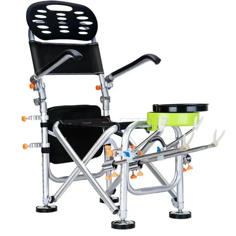 

Fishing chair all terrain multifunctional platform fishing chair portable foldable wild fishing chair