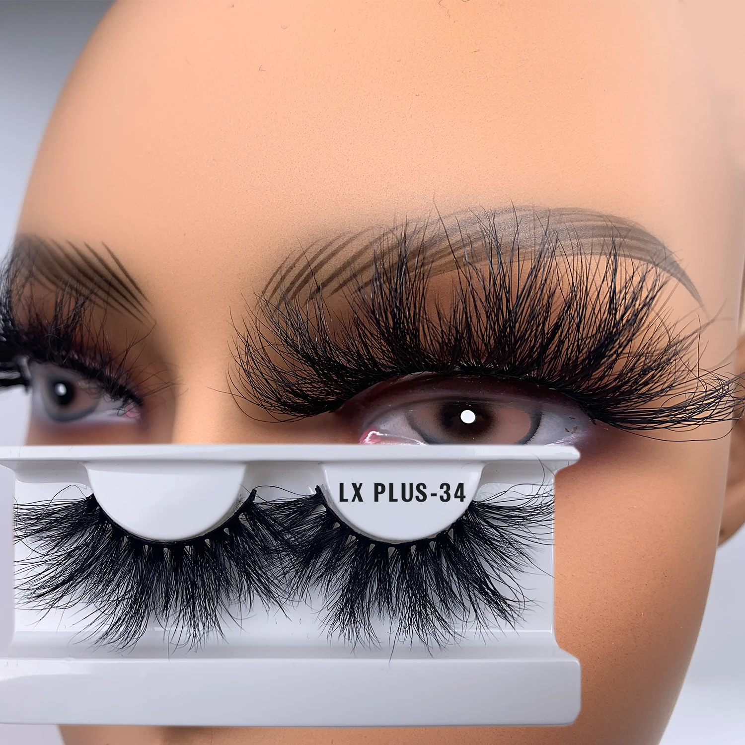 Ресницы норковые TDANCE без жестокости ресницы крест-накрест 3D 25 мм 1 пара мягкие