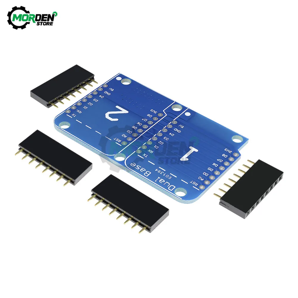 Wemos D1 Mini двойная розетка двойной базовый защитный модуль NodeMCU ESP8266 макетный