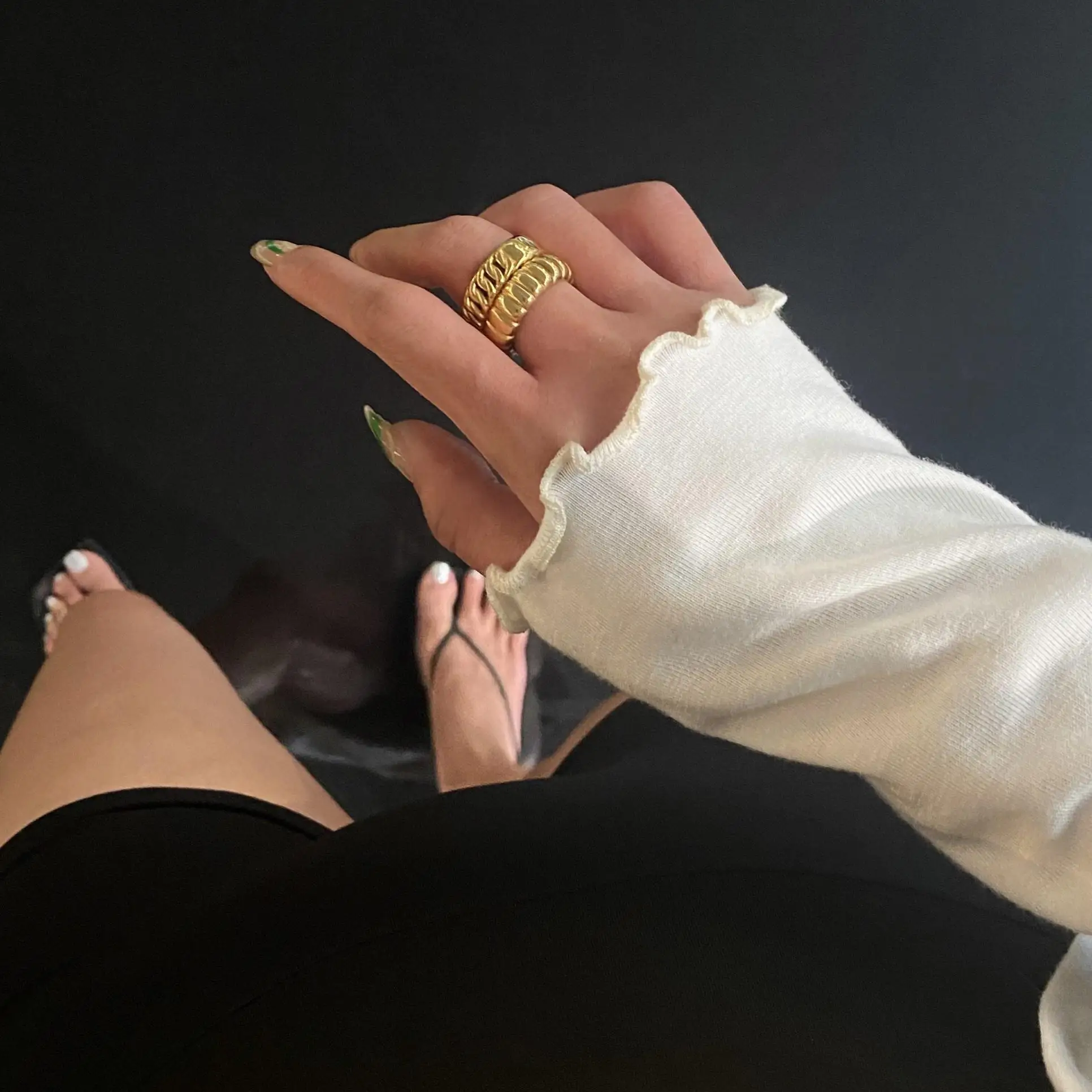 

2021 Dazan New 18k Gold High Color Retention Wedding Designer High Quality Fashion Church Style Vintage Rings For Women